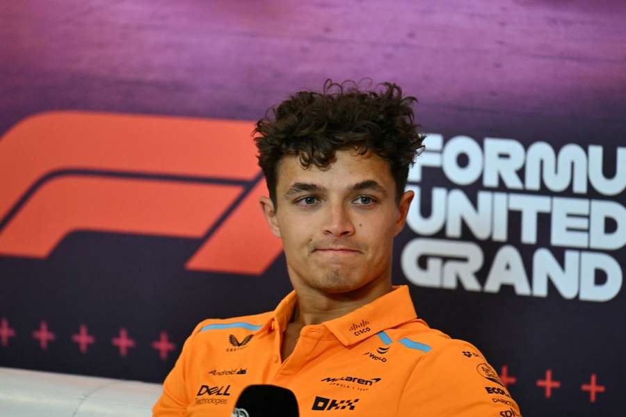 Lando Norris in conferenza stampa prima del GP degli Stati Uniti