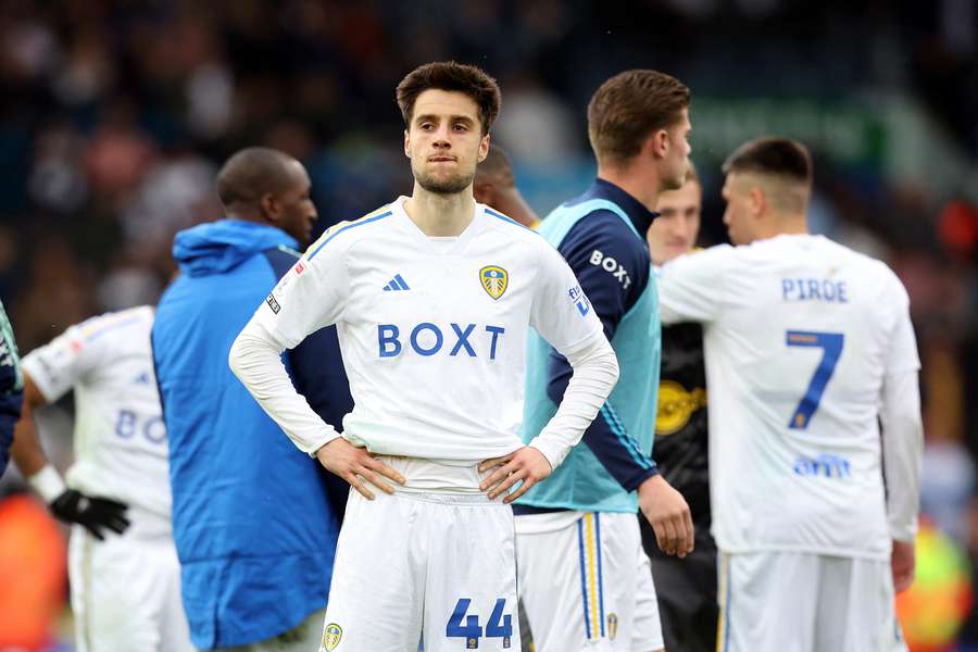 Ilia Gruev looks dejected following the Sky Bet Championship match between Leeds United and Southampton