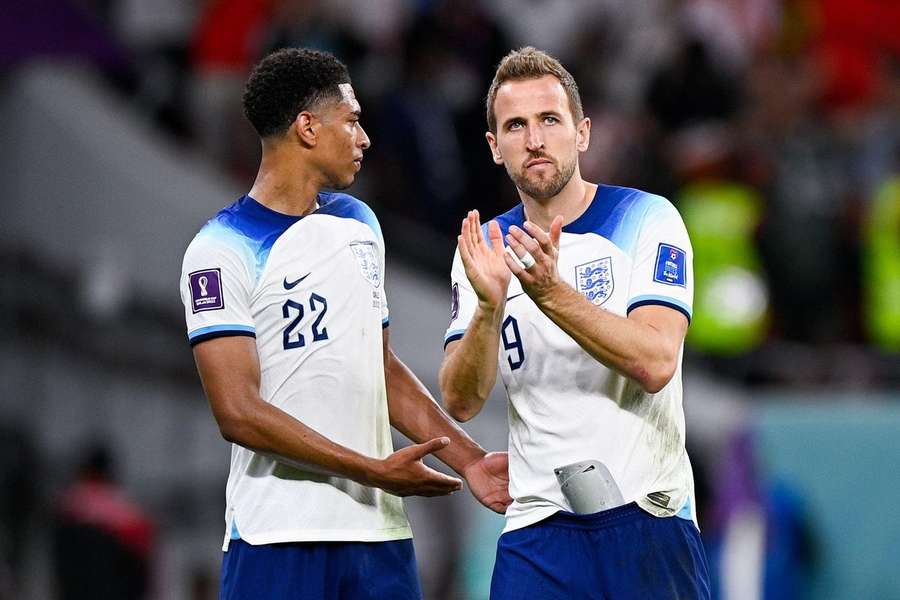 Bellingham e Kane são companheiros na seleção inglesa