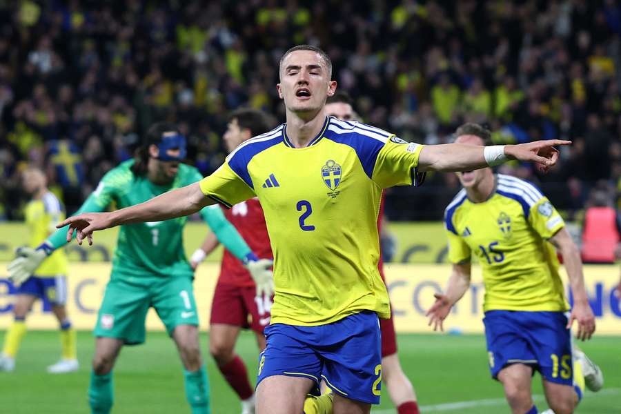 Gustaf Lagerbielke ao serviço da seleção da Suécia