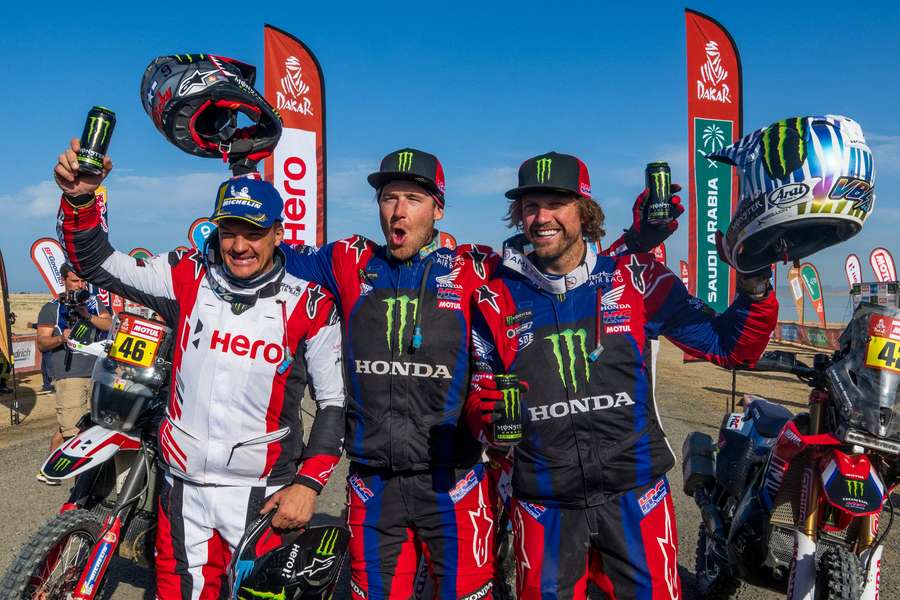 Il nordamericano Brabec e la Honda trionfano nella competizione moto della Dakar