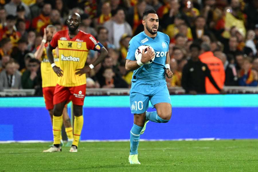 Möglicherweise sein letzter Jubel: Dimitri Payet nach seinem Treffer gegen RC Lens am vergangenen Samstag.