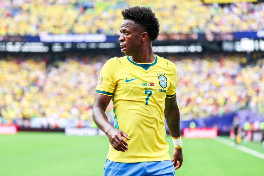 Vinicius, en el partido contra Noruega Vinicius, en el partido contra Noruega