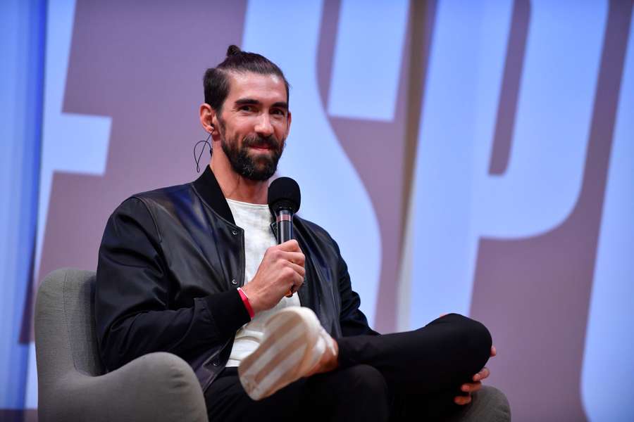 Michael Phelps le 22 septembre à Paris.