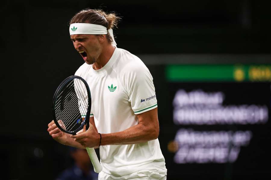 Freudenschrei von Alexander Zverev