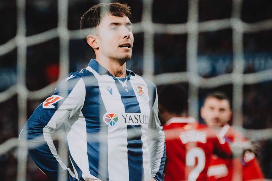 Zubimendi, jugador de la Real Sociedad