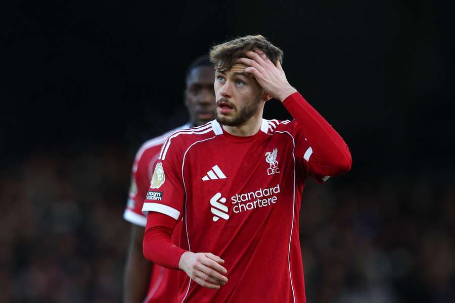 Liverpool defender Conor Bradley. Liverpool defender Conor Bradley.