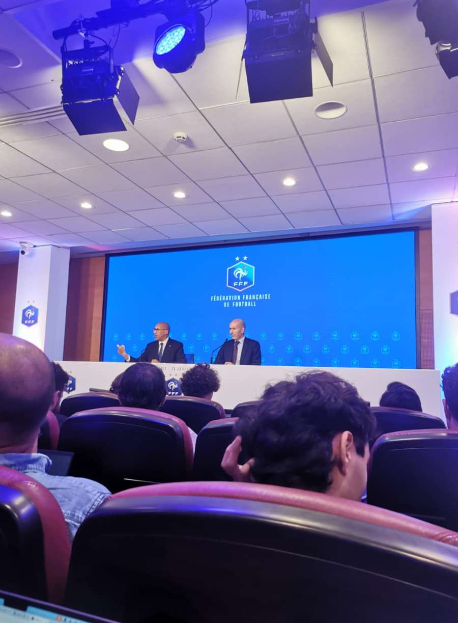 Zidane et Diallo en conférence de presse