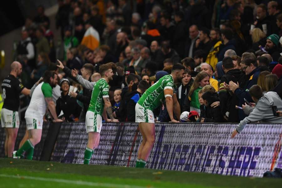 Ireland face South Africa in front of a sold-out crowd on Saturday
