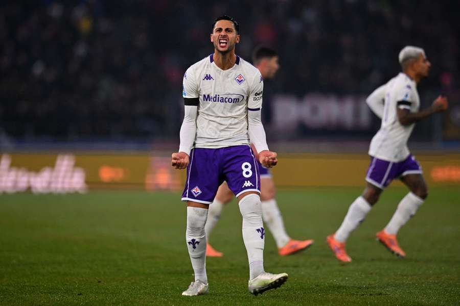 A celebração de Mandragora, autor do 0-1