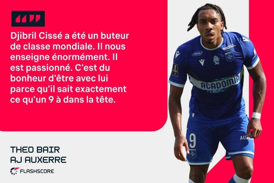 Théo Bair sur Djibril Cissé Théo Bair sur Djibril Cissé