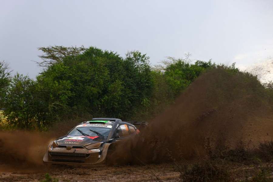 Elfyn Evans no Rali Safari