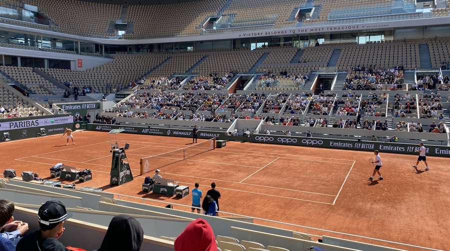 Carlos Alcaraz s'est entraîné face à Stan Wawrinka