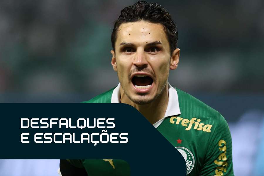 Raphael Veiga está suspenso e desfalca o Palmeiras contra o Grêmio