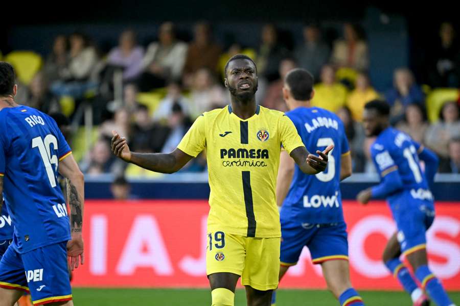 Nicolas Pépé, en el partido ante el Getafe Nicolas Pépé, en el partido ante el Getafe
