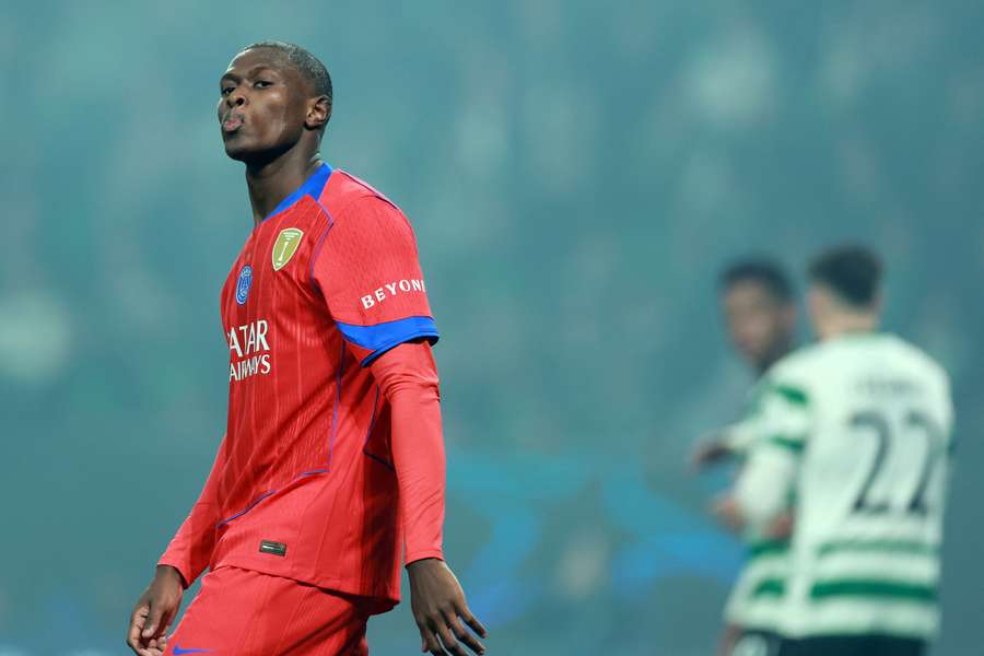 Nuno Mendes frente ao Sporting Nuno Mendes frente ao Sporting