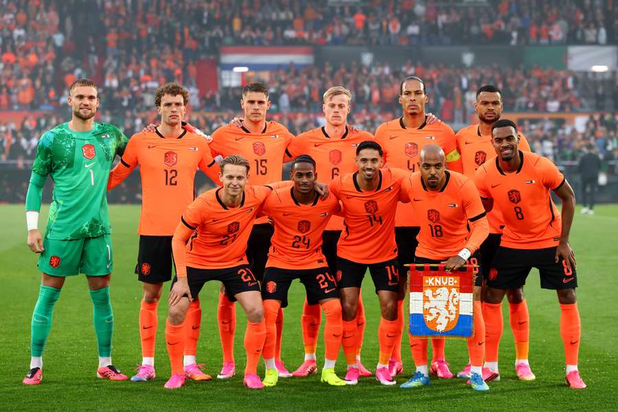 The Netherlands's team photo ahead of the friendly against Algeria on June 3rd, 2026