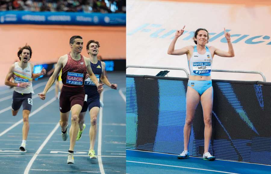 Mariano García y Carla Masip, oro en 1.500