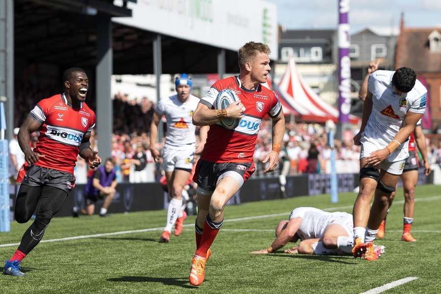 Anscombe in action for Gloucester