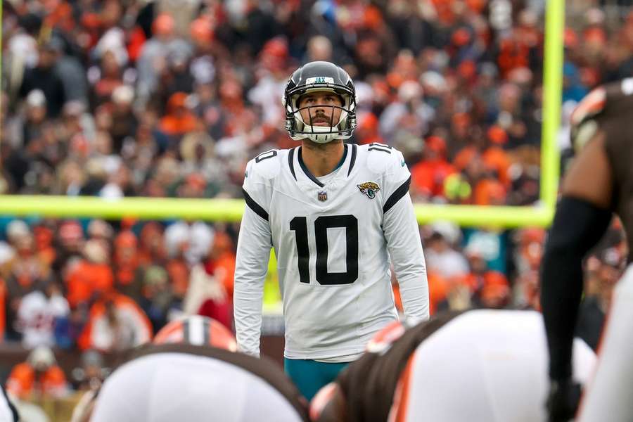 Brandon McManus in actie namens de Jacksonville Jaguars