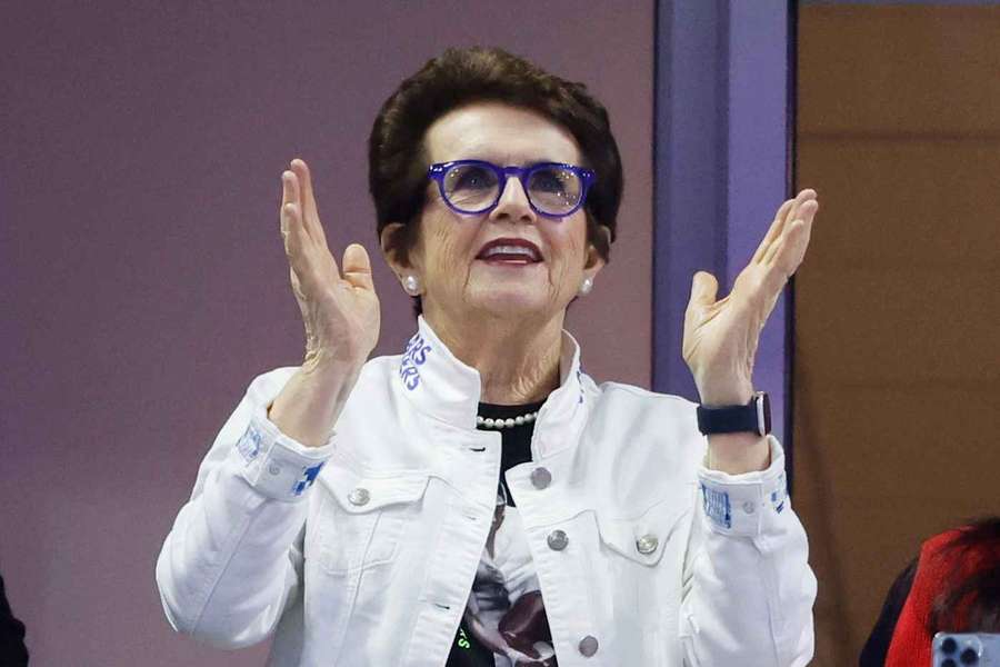 Hall of Fame tennis legend Billie Jean King during the US Open Hall of Fame tennis legend Billie Jean King during the US Open