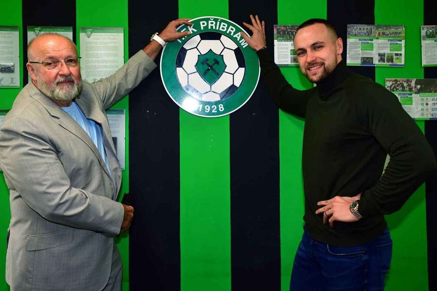 Příbramský boss Jaroslav Starka a jeho syn Jan.