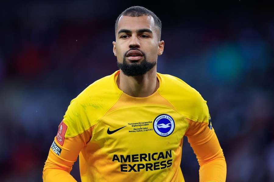 Robert Sanchez in action during last season's FA Cup