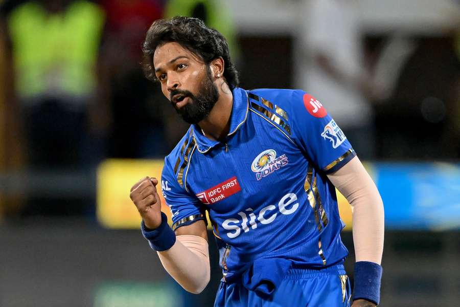 Pandya's in action for the Mumbai Indians