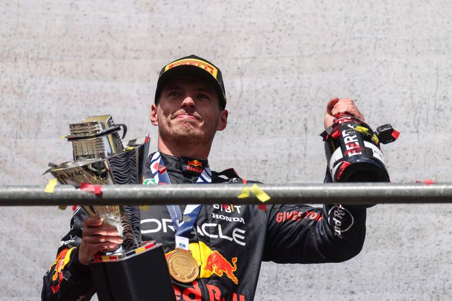 Verstappen won zondag de Belgische GP, zijn negende zege op rij