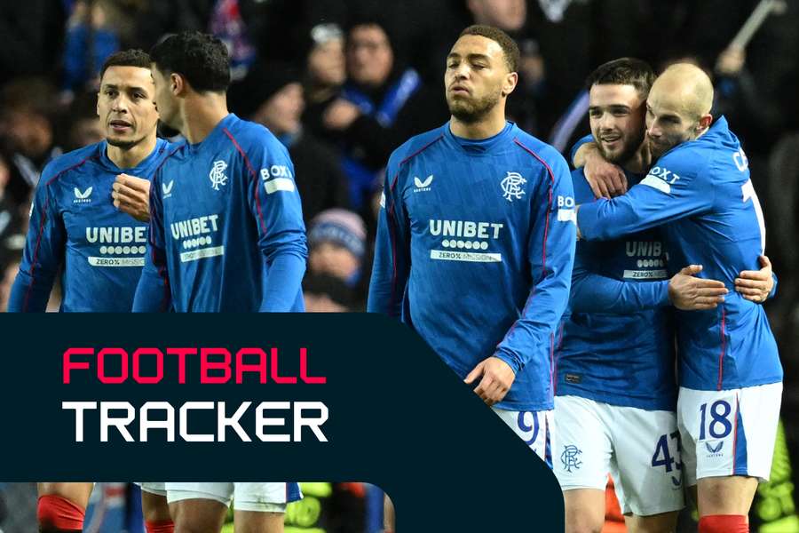 Rangers celebrate goal