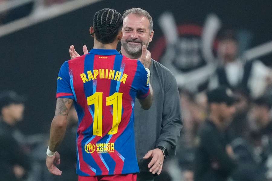 Hansi Flick lauded Raphinha's influence on and off the field