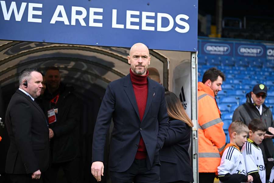 Erik ten Hag ahead of the match against Leeds