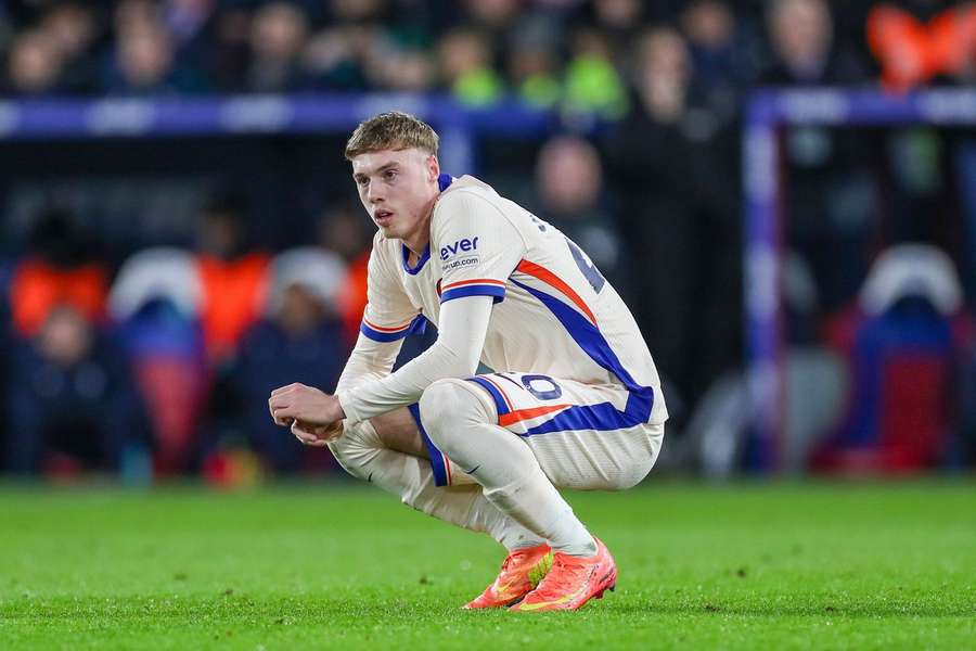 Cole Palmer não conseguiu evitar o empate do Chelsea