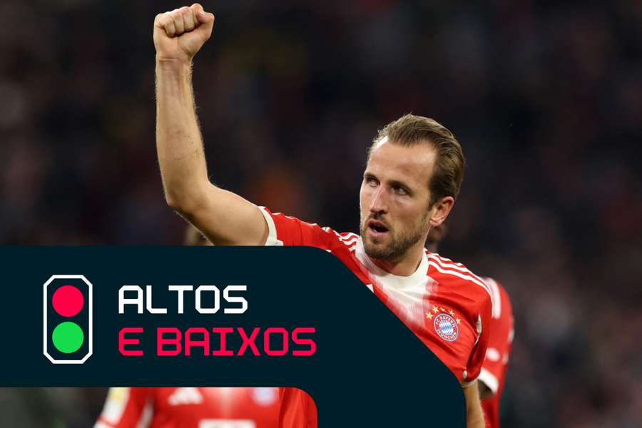 Harry Kane em destaque no Bayern de Munique