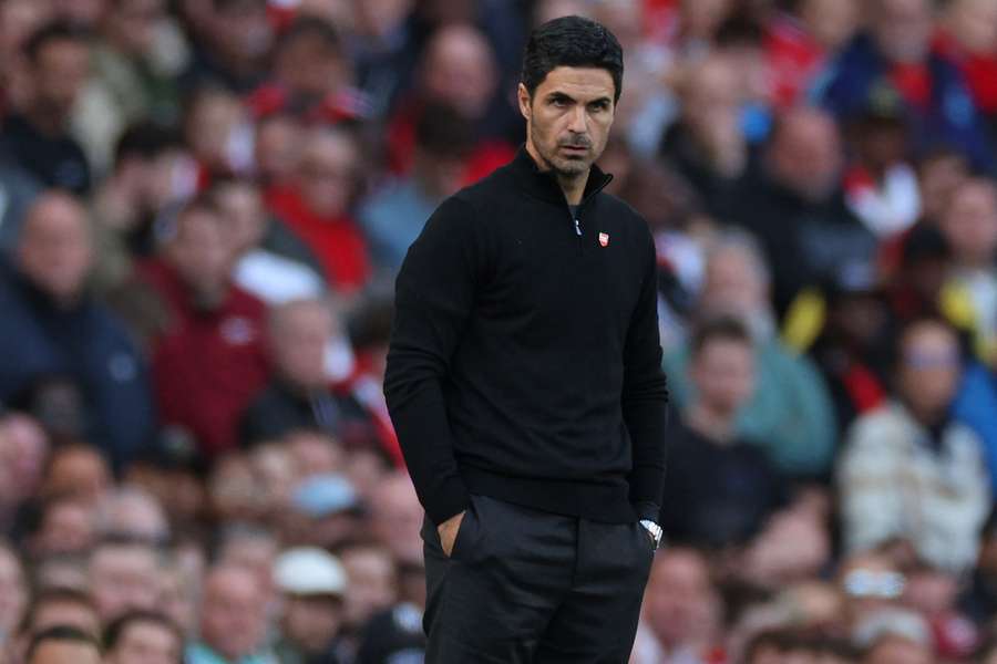 Arteta ce week-end face à Leicester.