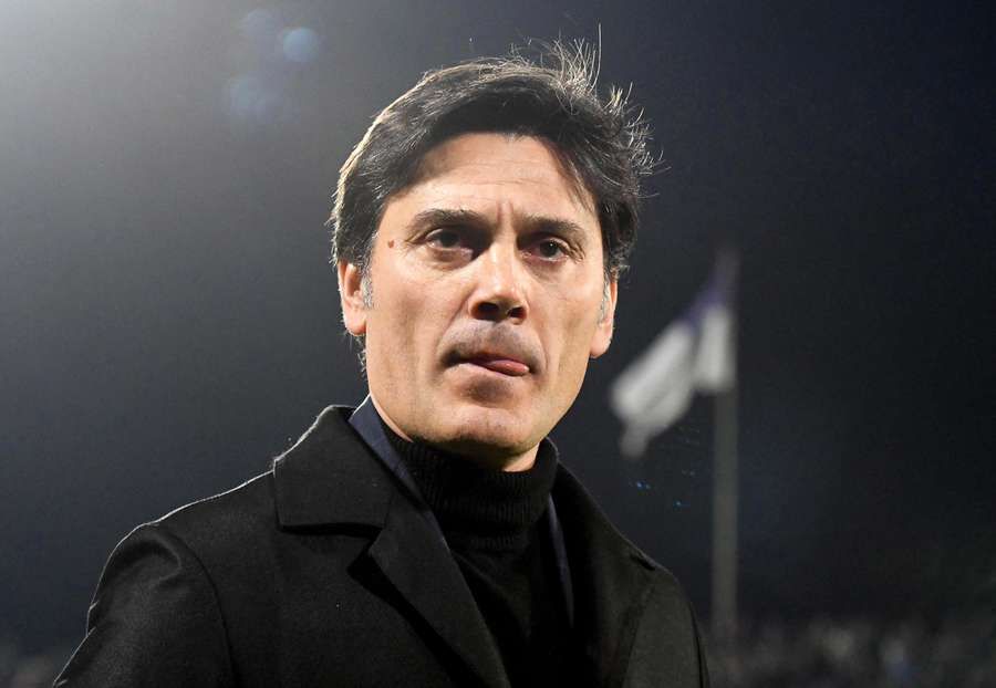 Vincenzo Montella als coach van Fiorentina in 2019