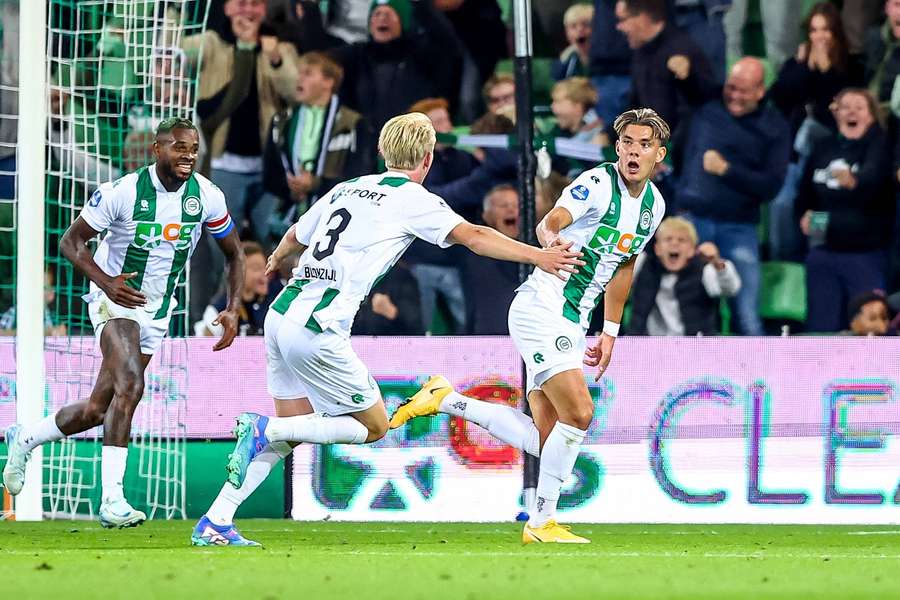 Brynjolfur Willumsson was vorige week bij FC Groningen het goudhaantje tegen Feyenoord