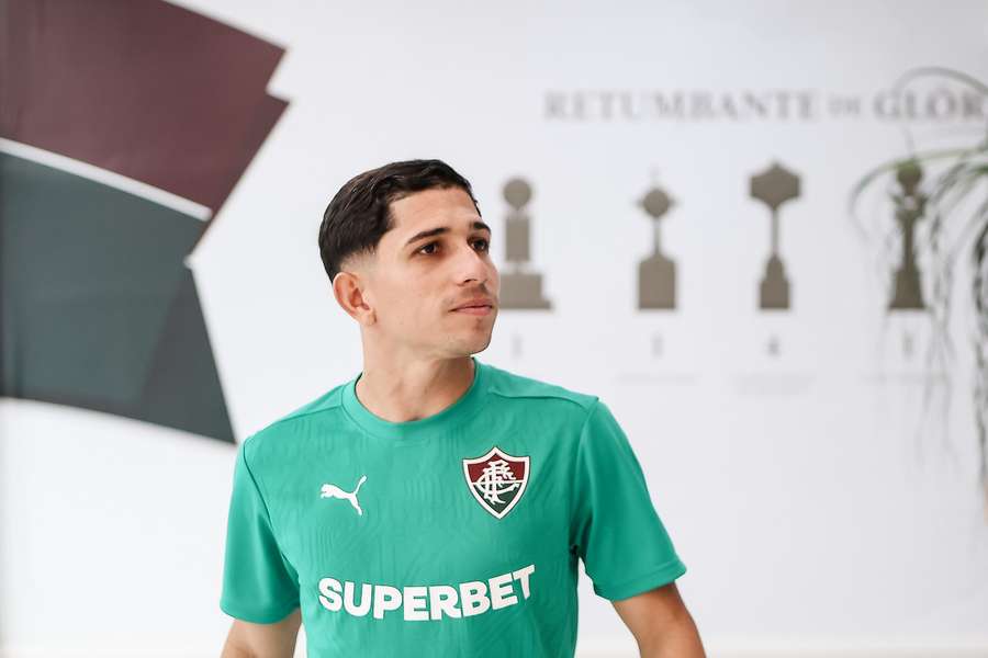 Savarino no CT Carlos Castilho, do Fluminense