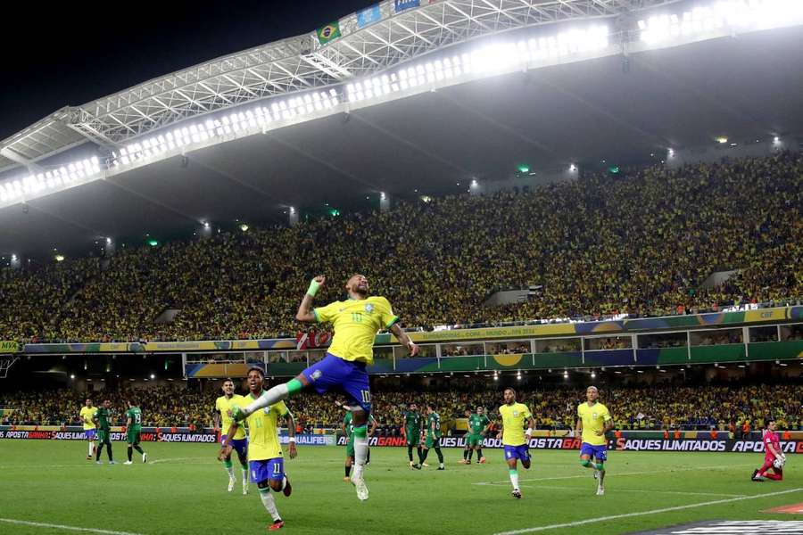 Neymar's brace gave Brazil the edge over Bolivia