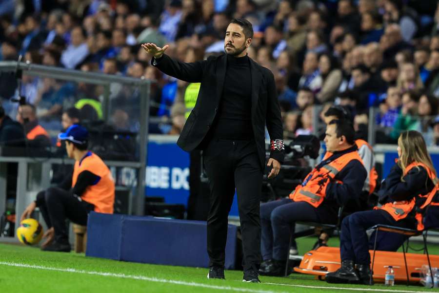 João Pereira, treinador do Casa Pia, no Estádio do Dragão