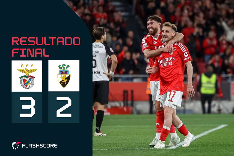 Akturkoglu bisou no triunfo do Benfica