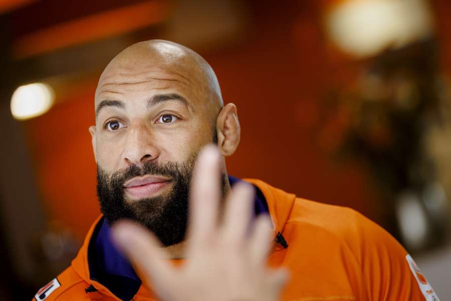 Roy Meyer kwam op het EK in Montpellier in actie zonder coach langs de mat