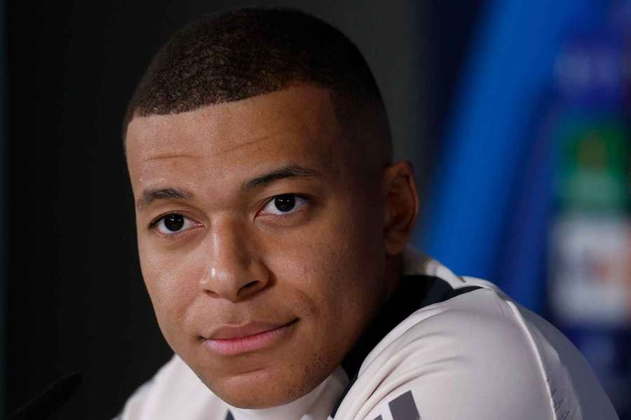 Kylian Mbappe kommt langsam an in Madrid.