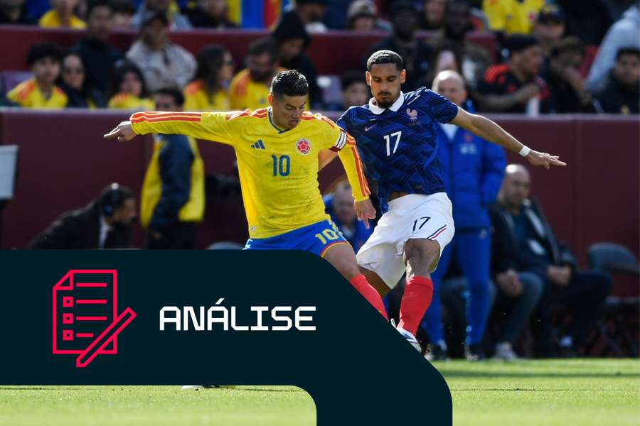 James Rodriguez contra a França