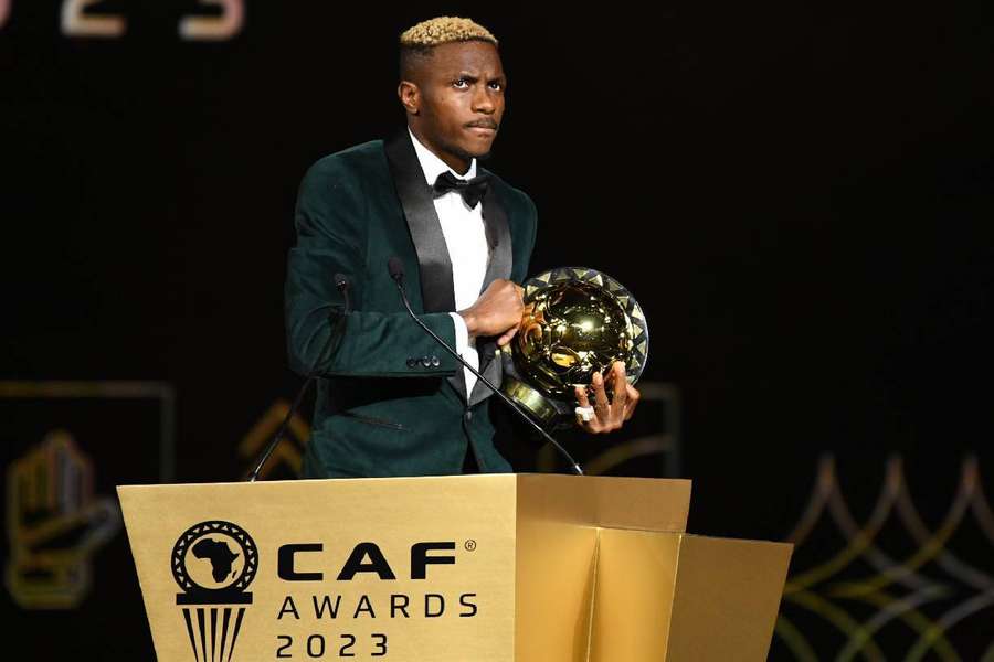Nigeria striker Victor Osimhen crowned African Footballer of the Year