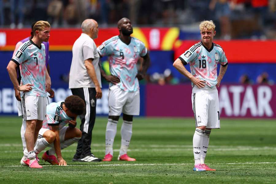 Kevin De Bruyne and Romelu Lukaku at the World Cup Kevin De Bruyne and Romelu Lukaku at the World Cup