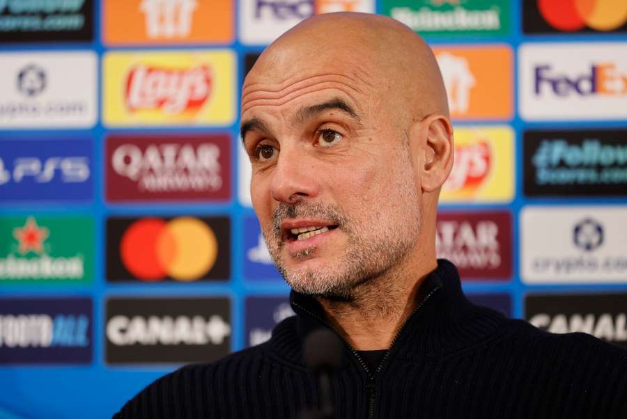 Manchester City's Pep Guardiola