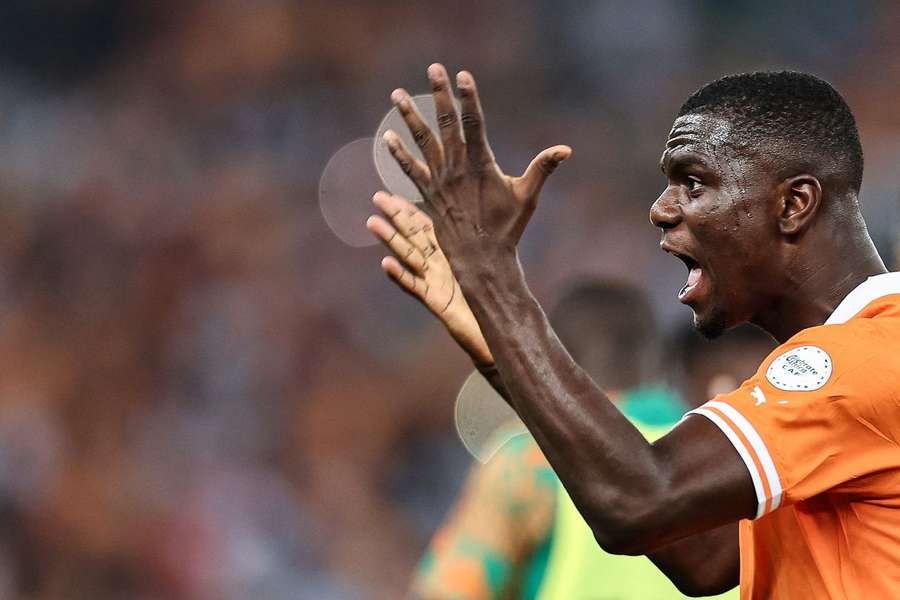 Diomande, defesa do Sporting, ao serviço da Costa do Marfim Diomande, defesa do Sporting, ao serviço da Costa do Marfim