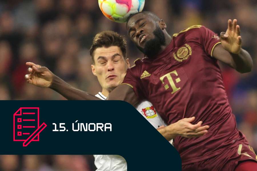 Patrik Schick se pokusí překonat obranu Bayernu Mnichov.