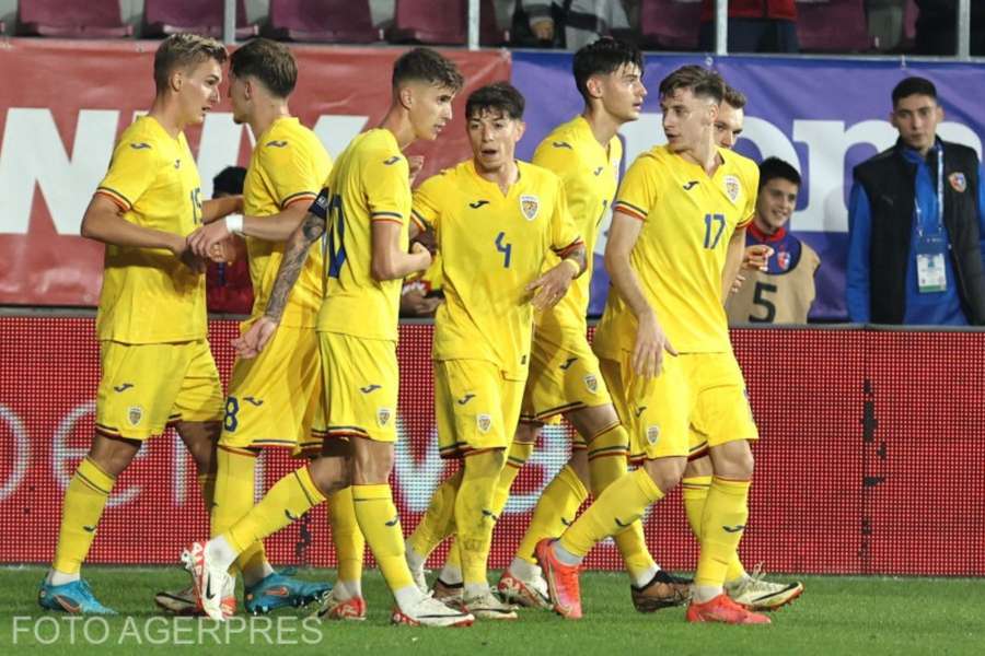 România U21 câștigă primul meci din grupa